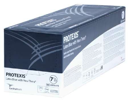 Protexis Latex Blue with Neu-Thera Surgical Glove, Size 6.5 - Box of 50 - Image 1