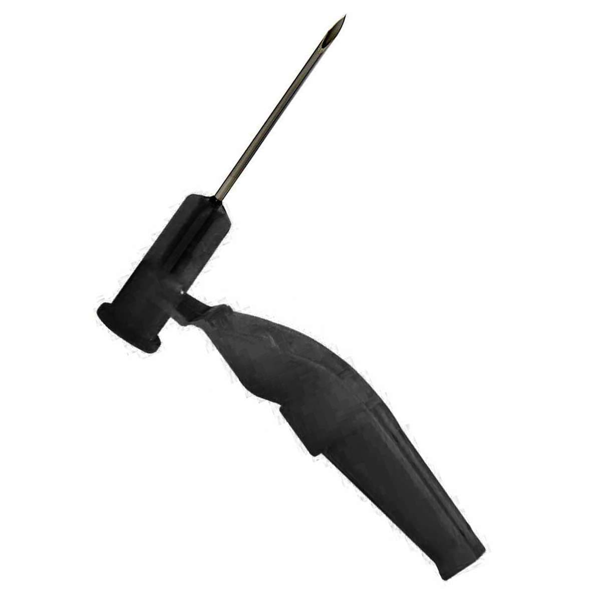 Needle-Pro EDGE Safety Hypodermic Needle, Black, 22 Gauge, 1-1/2 Inch Length - Case of 1000 - Image 1