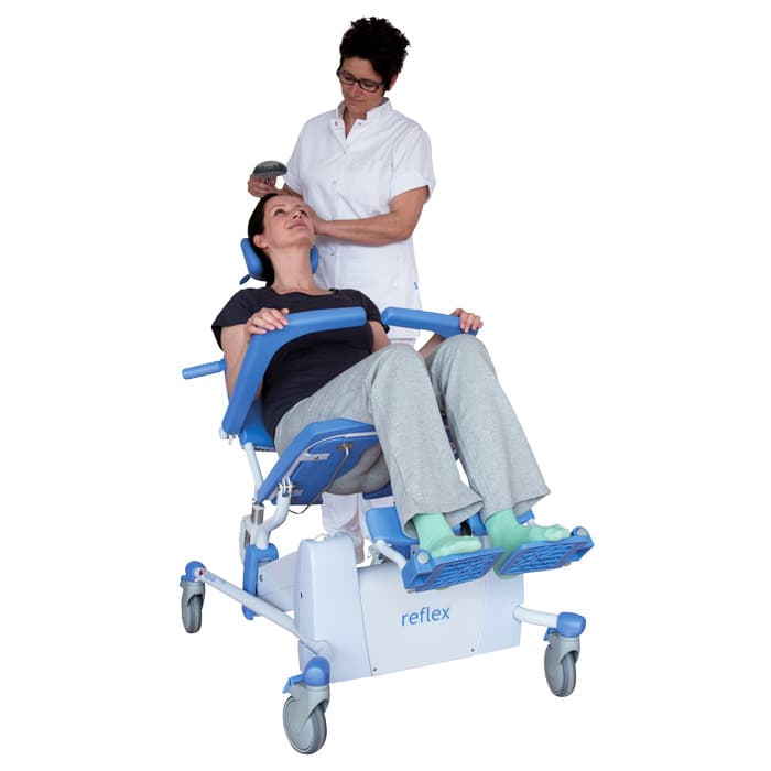 Lopital Reflex Shower-Toilet Chair, Height Adjustable - Electric - Image 4