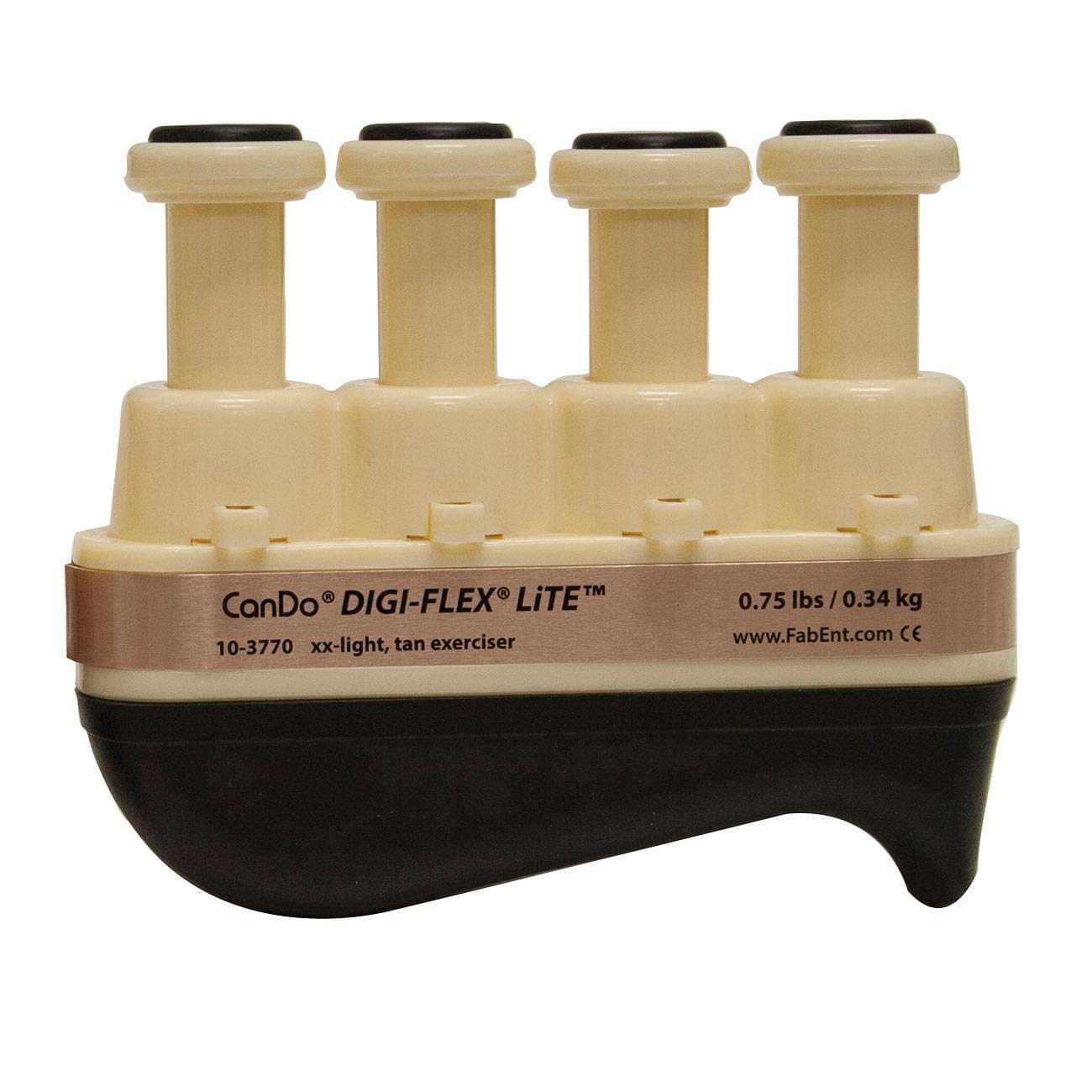 Cando Digi-Flex Lite Hand Exerciser, Tan, 2X Light - Image 1