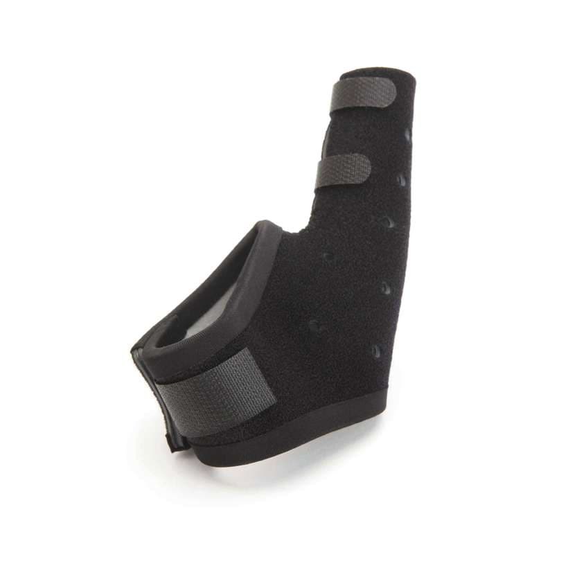 Exos Extended Short Thumb Spica Black Adult, Medium, Left Hand - Image 1