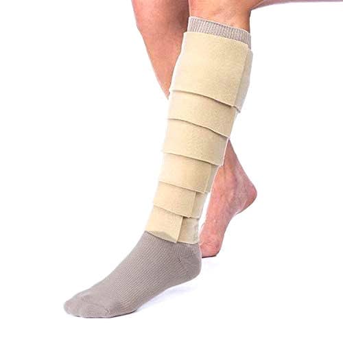 Jobst FarrowWrap 4000 Legpiece Compression Leg Wrap, Tan, Regular, Small - Image 1