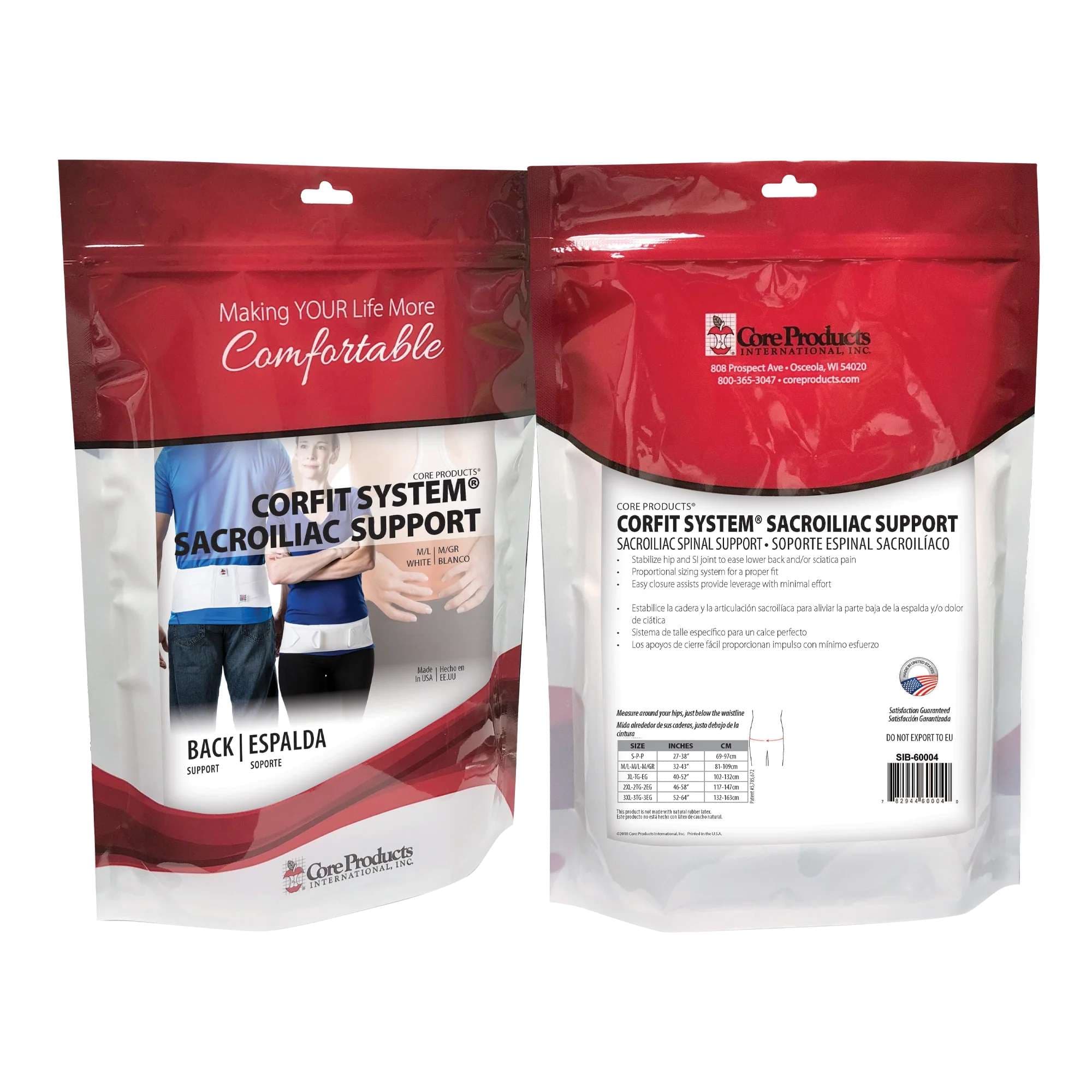 Core CorFit Sacroiliac Back Support Belt - Image 5