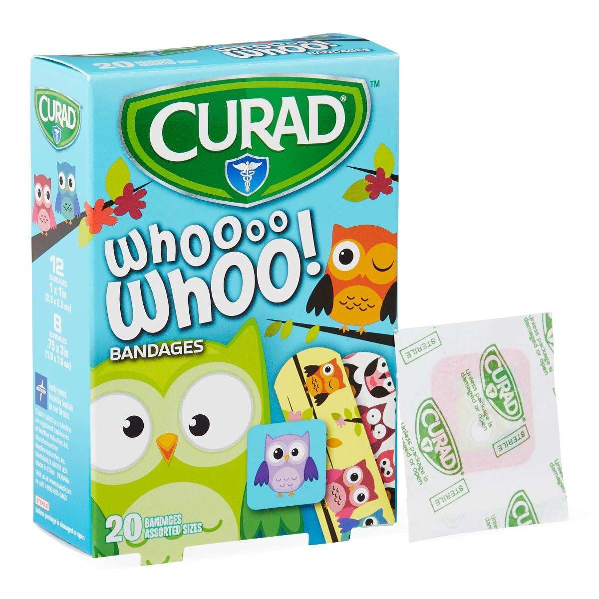 Curad Busy Bugs Owl Bandage - Box of 20 - Image 1