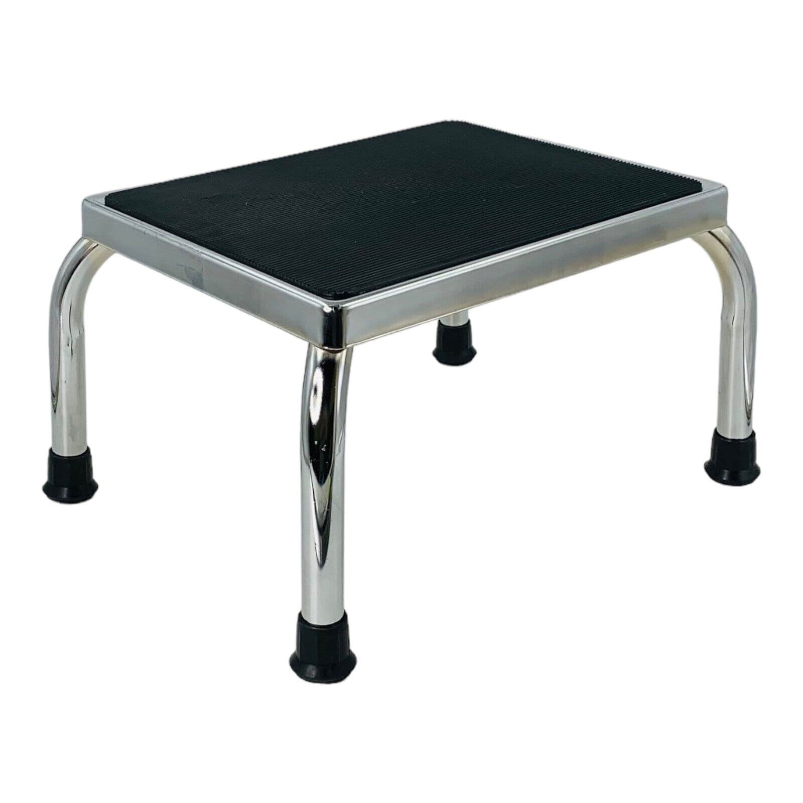Medline Chrome Footstools with Rubber Mat - Image 6
