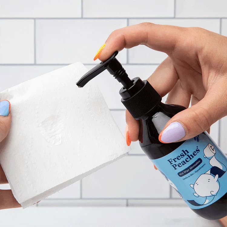 Fresh Peaches Toilet Paper Gel Starter Set