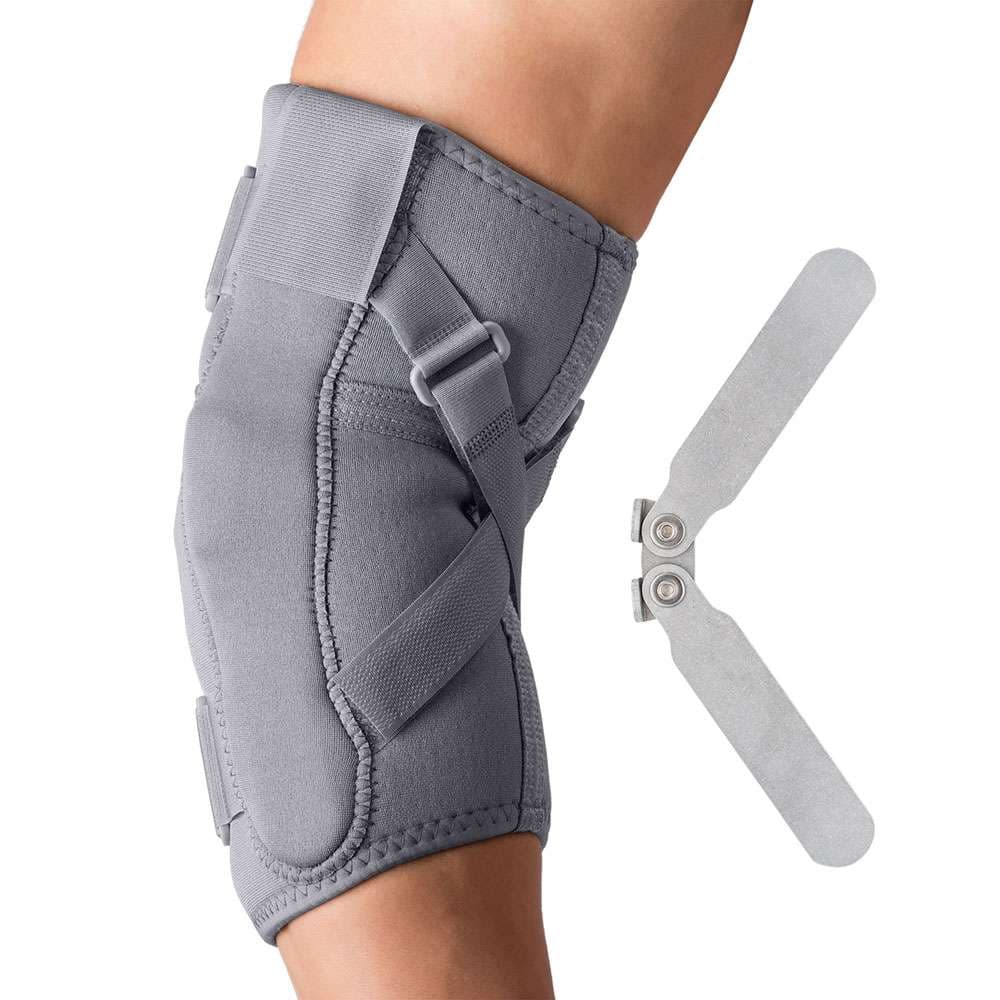 Swede-O Thermal Vent Hinged Elbow Brace, Large, Gray - Image 1