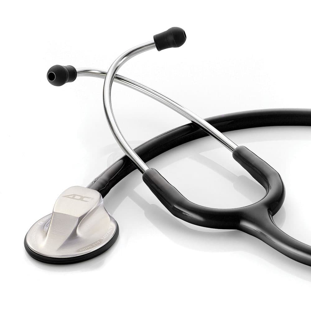 ADC Adscope Platinum Clinician Stethoscope, Black - Image 1