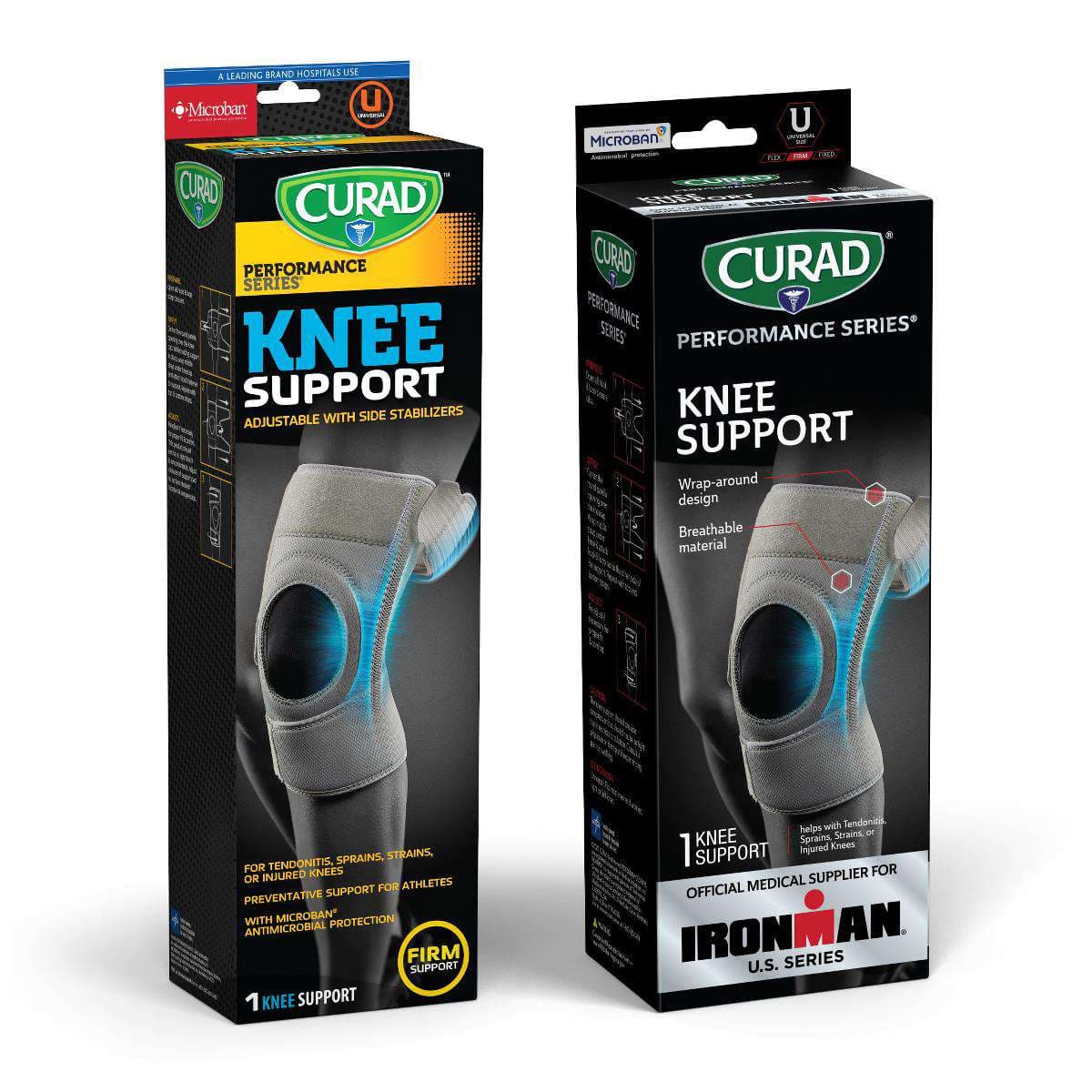 Curad Performance Series Knee Support with Microban CaseFor Seniors - Image 2