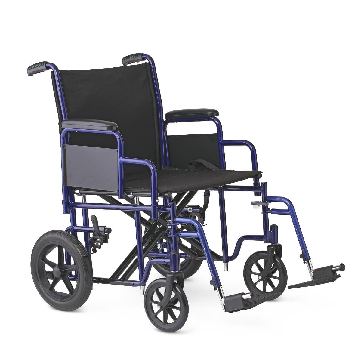 Medline Bariatric Transport Chair, 22 Inch, 450 Lbs - Image 1