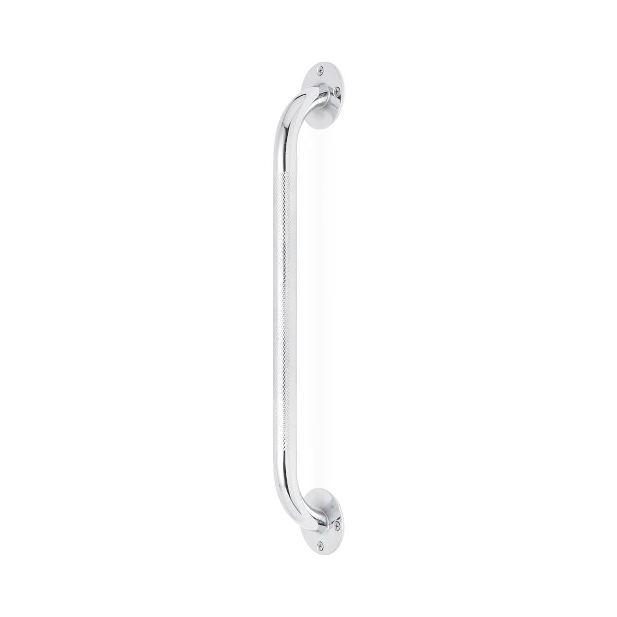 Medline Knurled Chrome Grab Bars, Grab Bar 18" Chrome - Image 1