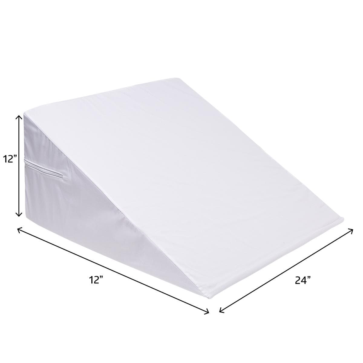 Medline Reusable Foam Positioning Wedge, 12"H x 24"x 24"B, 26.6 Degree Angle - Case of 2 - Image 1