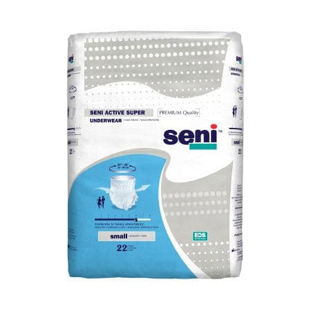 Seni Active Super Pull On Adult Absorbent Underwear, Small - Case of 88 - Image 1