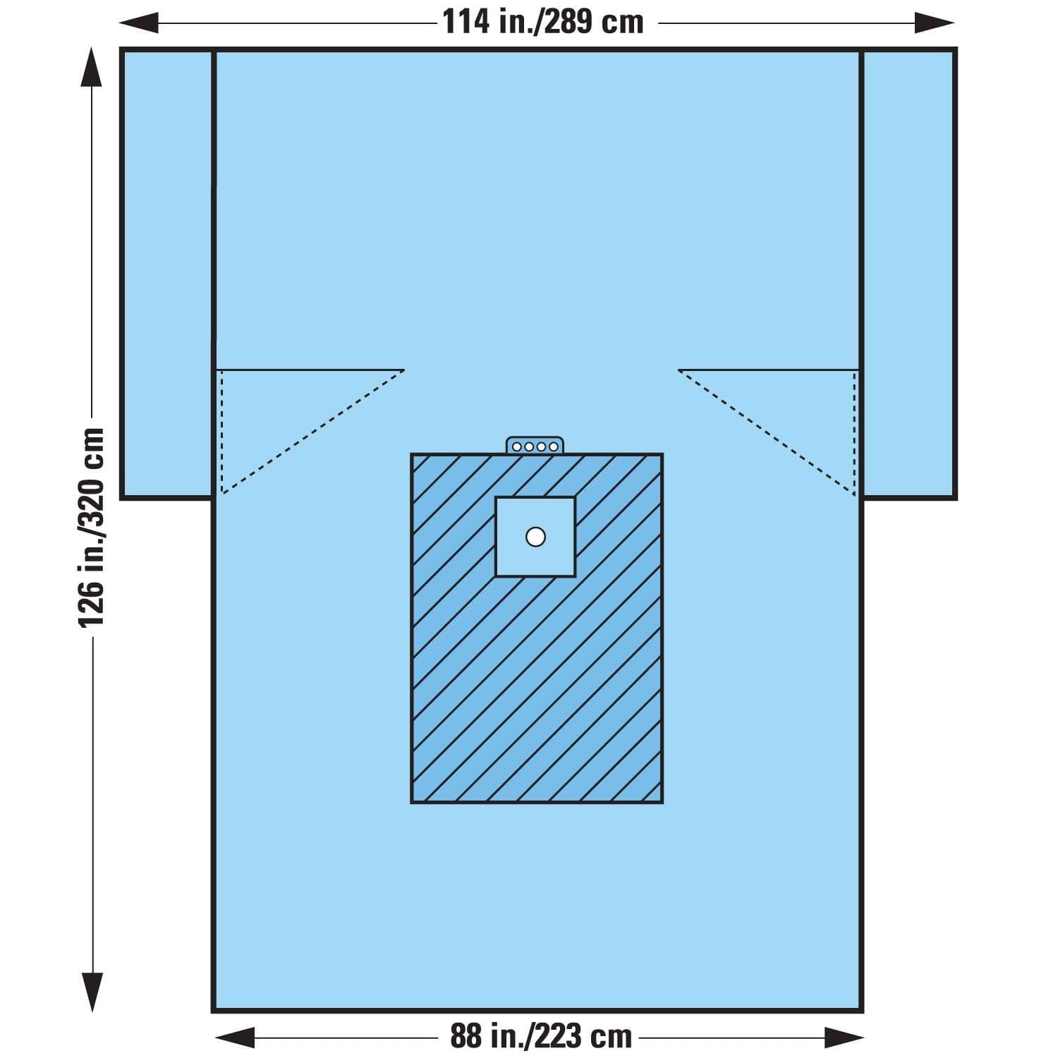 Halyard Orthopedic Drape Pack, ORTHOARTS Lower Extremity Pack - Case of 3 - Image 3