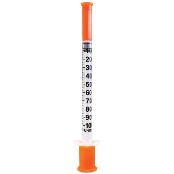 Trueplus Silicone coated Insulin Syringe, 29 Gauge x 1/2 Inch, 1 mL - Box of 100 - Image 1