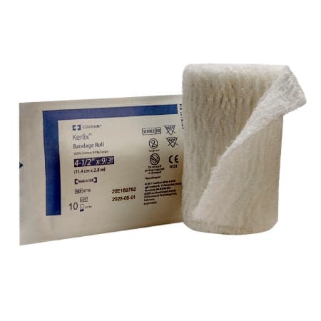 Kerlix 100% Cotton Sterile Bandage Rolls, 4-1/2 Inch x 3.1 Yard, Sterile - Each - Image 1