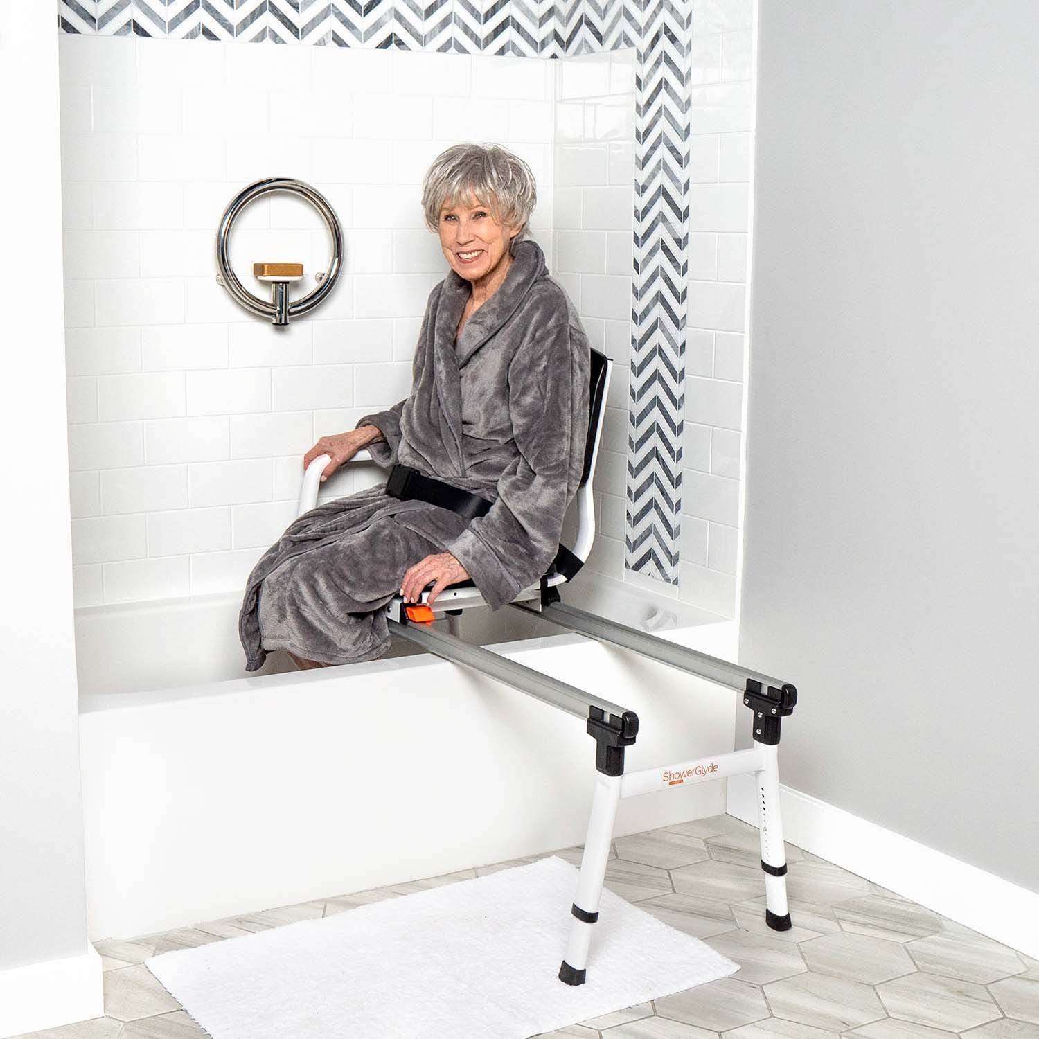 ShowerBuddy ShowerGlyde Sliding Transfer Bench - Image 4