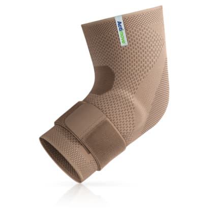Actimove Elbow Support With Pressure Pads and Strap, Beige - Image 2