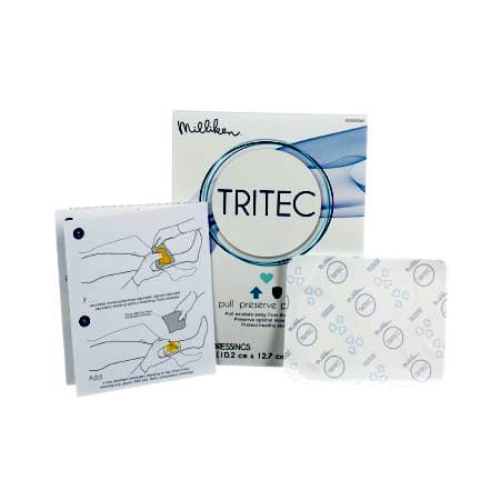 Tritec Wound Contact Layer Dressing Rectangle Sterile, 4 x 5 Inch - Box of 10 - Image 1