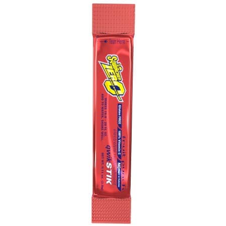 Sqwincher Quik Stik Zero Electrolyte Replenishment Drink Mix, Fruit Punch - Case of 500 - Image 1