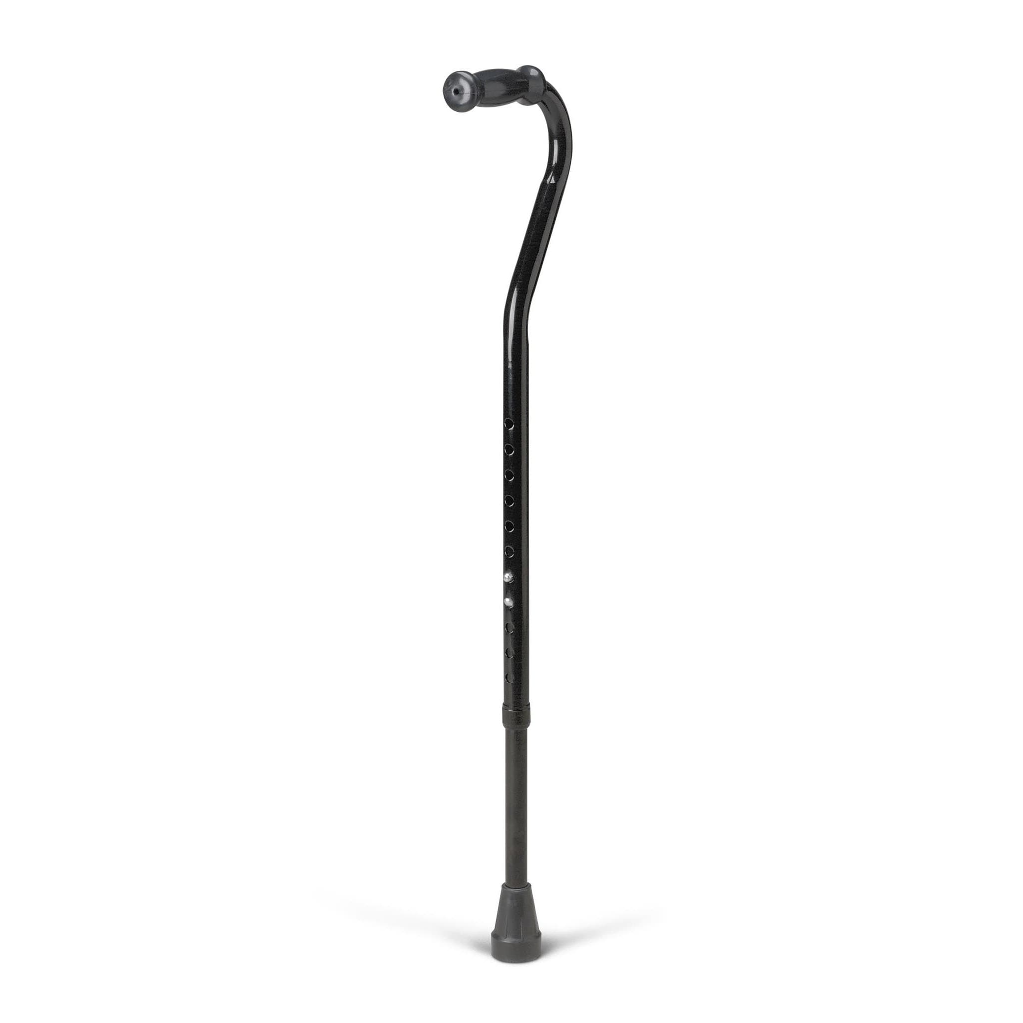 Medline Offset Handle Bariatric Cane, Steel - Each - Image 1