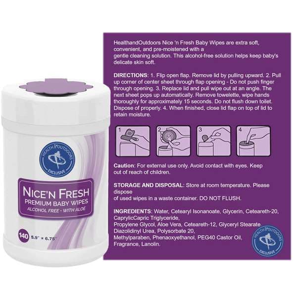 Dynacare Nice'n Fresh Baby Wipes - Image 2