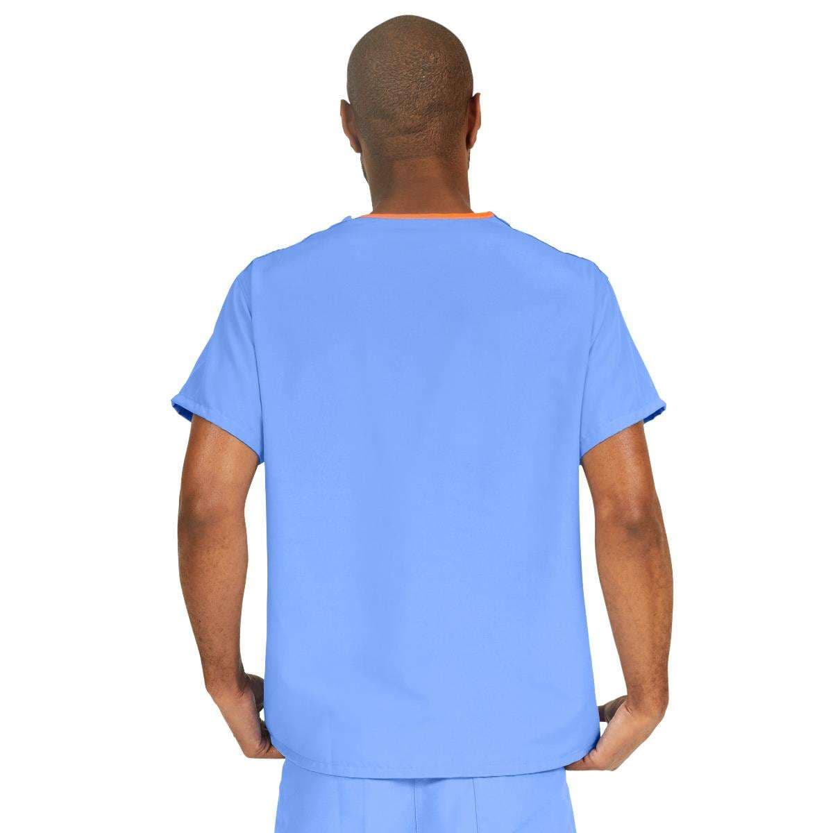 Medline PerforMAX Unisex Reversible V-Neck Scrub Tops with 2 Pockets - Image 3