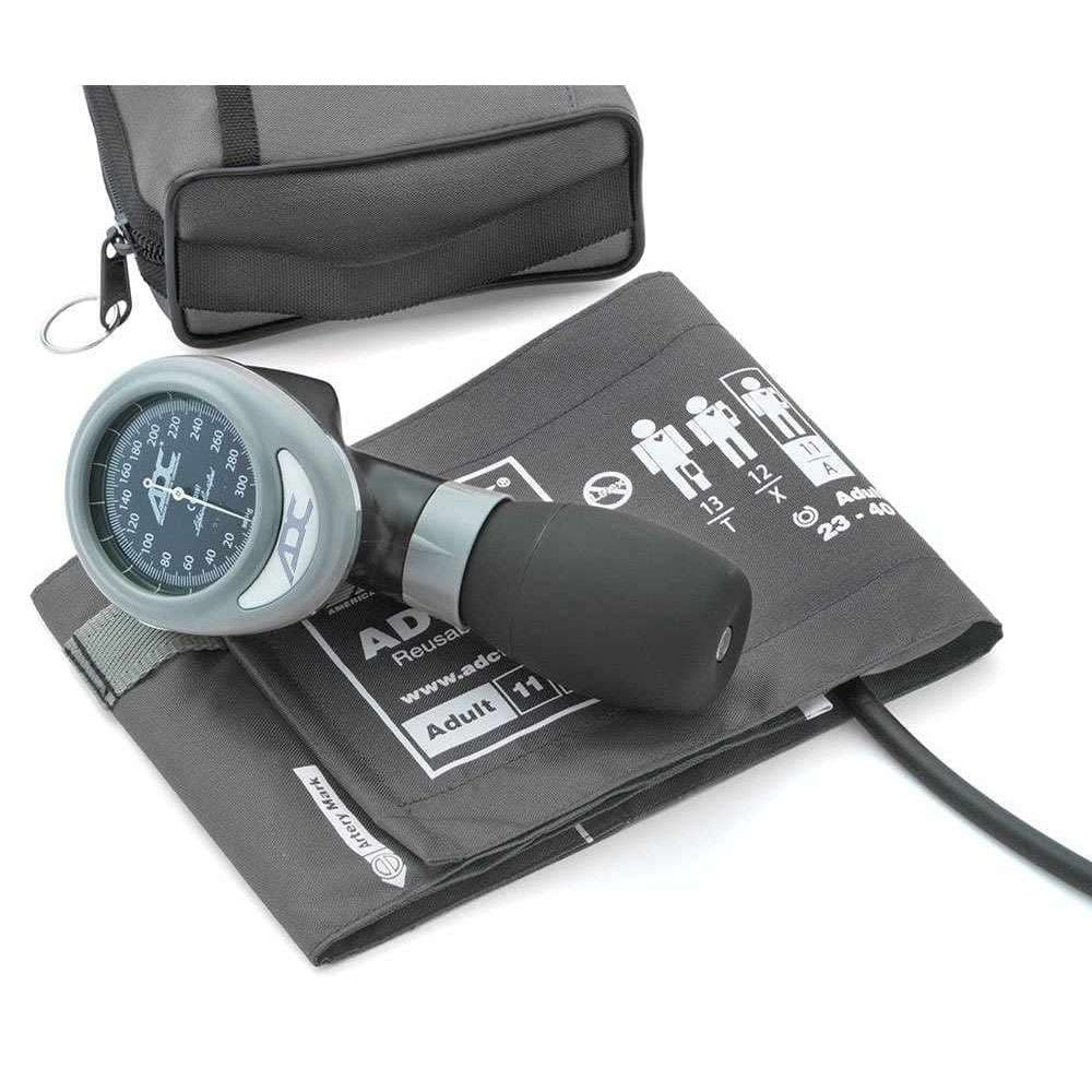 ADC Diagnostix 788 Palm Aneroid Sphyg, Adult Only, Gray - Image 1