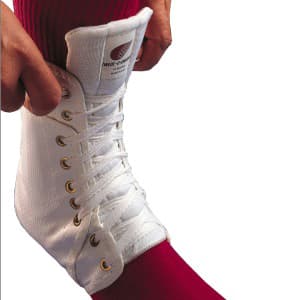 Swede-O Ankle Brace Lok Padded Tongue, White, Medium - Image 1