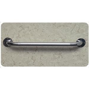 DMI Institutional Silver Knurled Steel Bathtub Grab Bar, 24 Inch - Image 2