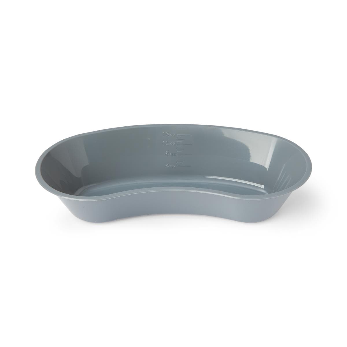 Medline Emesis Basin Kidney Reusable, Graphite, Graduated, 8-1/2 Inch, 500 cc - Case of 250 - Image 1