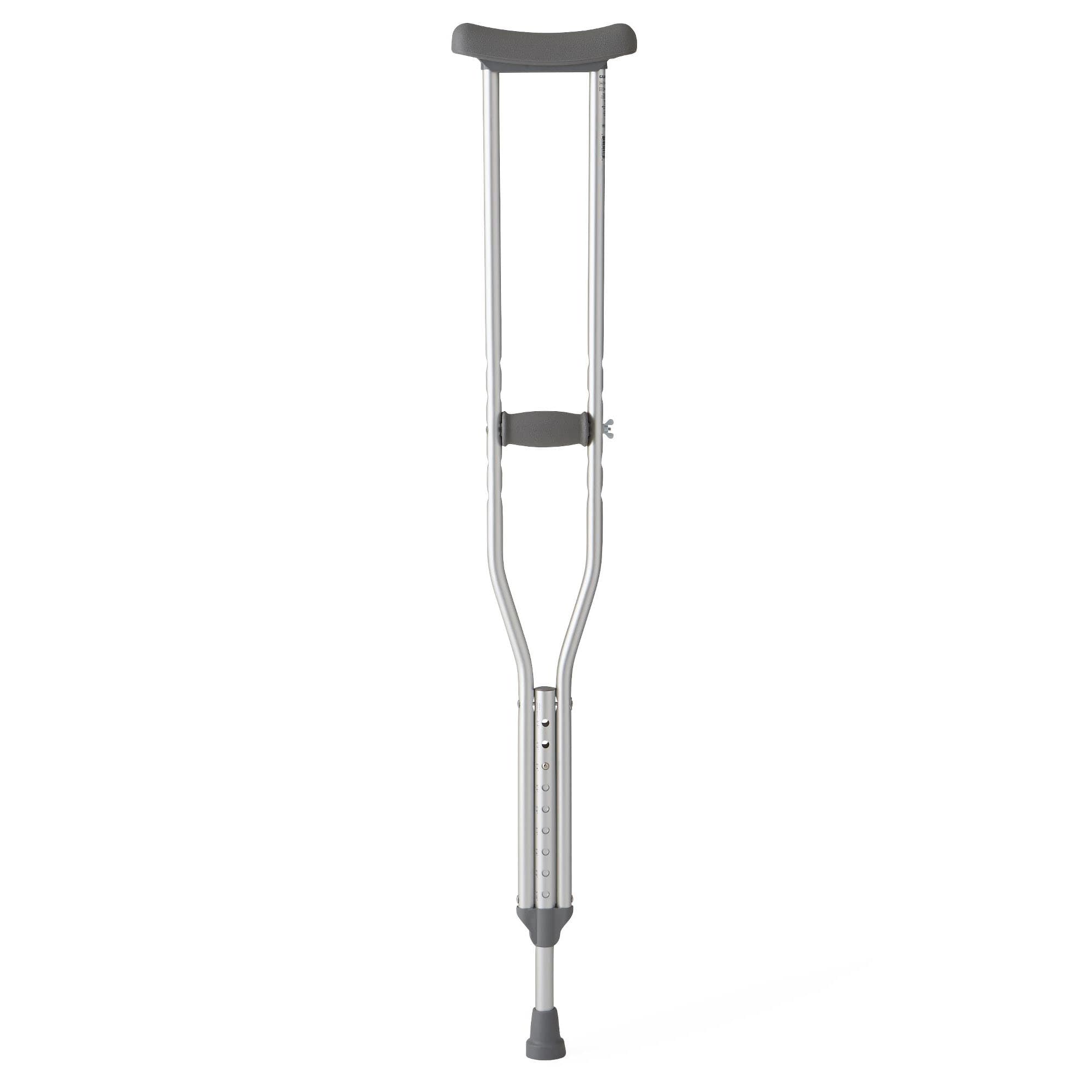 Guardian Standard Aluminum Push-Button Crutches, Tall Adult - Case of 8 - Image 1