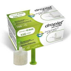 HTL-Strefa Droplet Pen Needle, 32 Gauze, 4mm - Box of 100 - Image 1