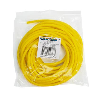 CanDo Latex Exercise Tubing, 25 Feet Roll, Yellow, Extra Light - Image 1