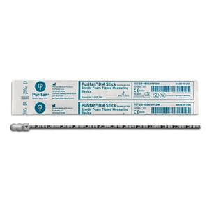 Puritan 6" Sterile Foam Tip Polystyrene Wound Measuring Device (DM Stick) - Box of 50 - Image 1