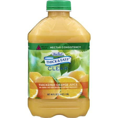 Hormel Thick & Easy Clear Thickened Beverage, 46 oz, Orange - Each - Image 1