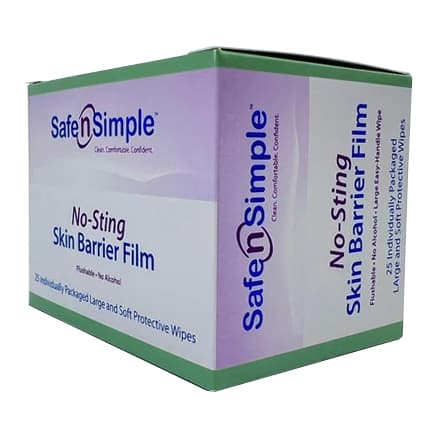 Safe N' Simple No-Sting Skin Barrier Film Wipe - Image 2