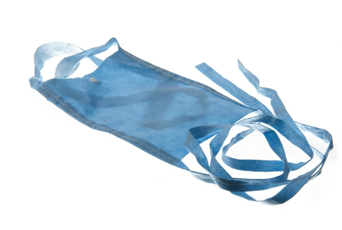 Medline Multilayer SMS Telemetry Pouches with Ties, Blue - Bag of 25 - Image 2