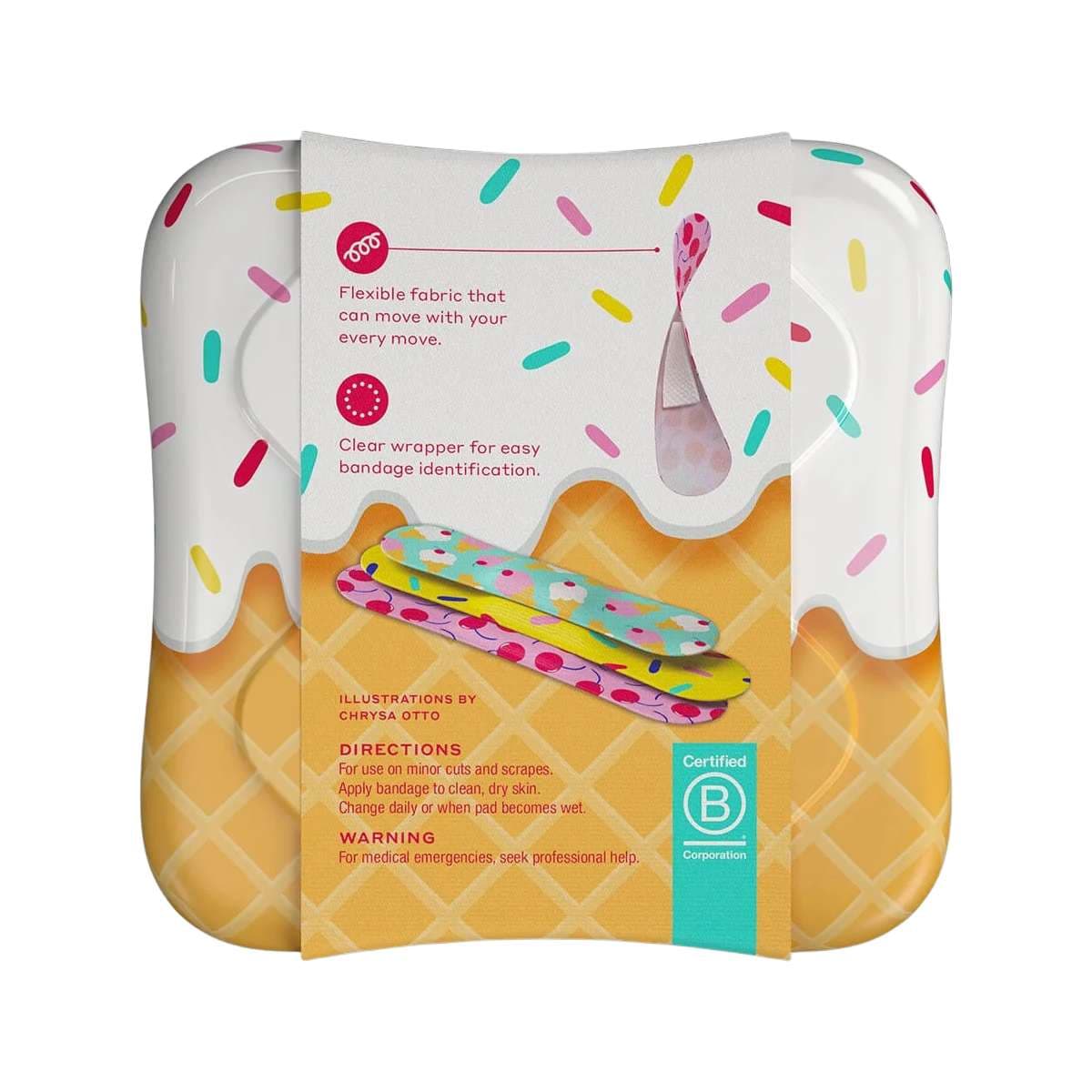 Welly Health Ice Cream Adhesive Bandages, 48 ct - Box of 48 - Image 2