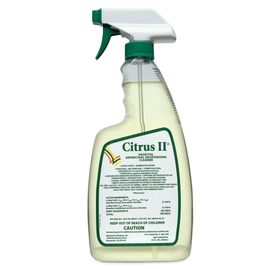 Beaumont Products Citrus II Germicidal Deodorizing Cleaner, 22 Oz - Image 1