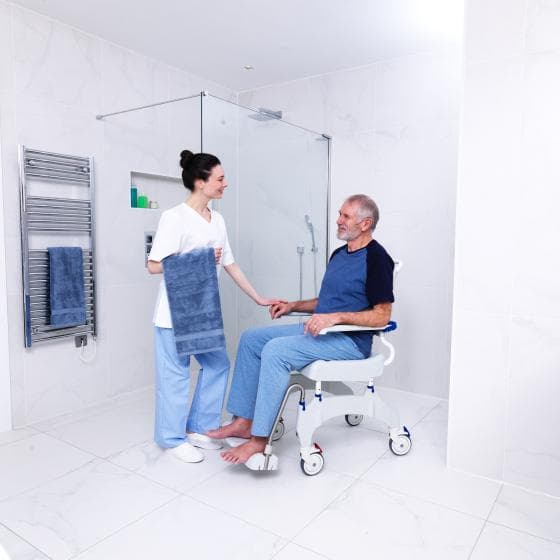 Aquatec Ocean Ergo Shower Commode Chair - Image 2