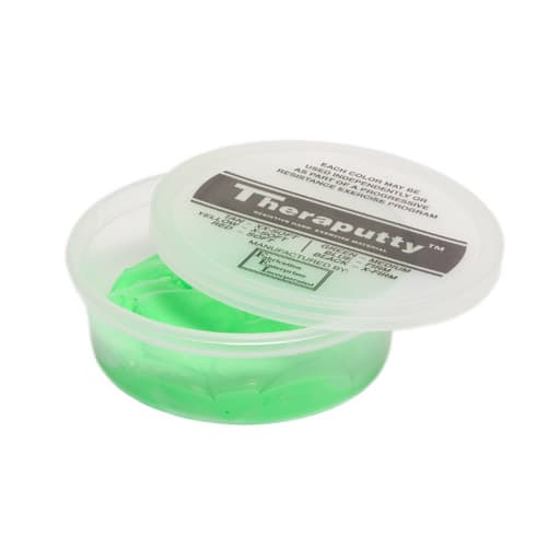 CanDo Antimicrobial Theraputty Exercise Material, 4 Oz, Green, Medium - Image 1