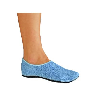 DeRoyal Slippers, Light Blue, Large - Box of 20 - Image 1