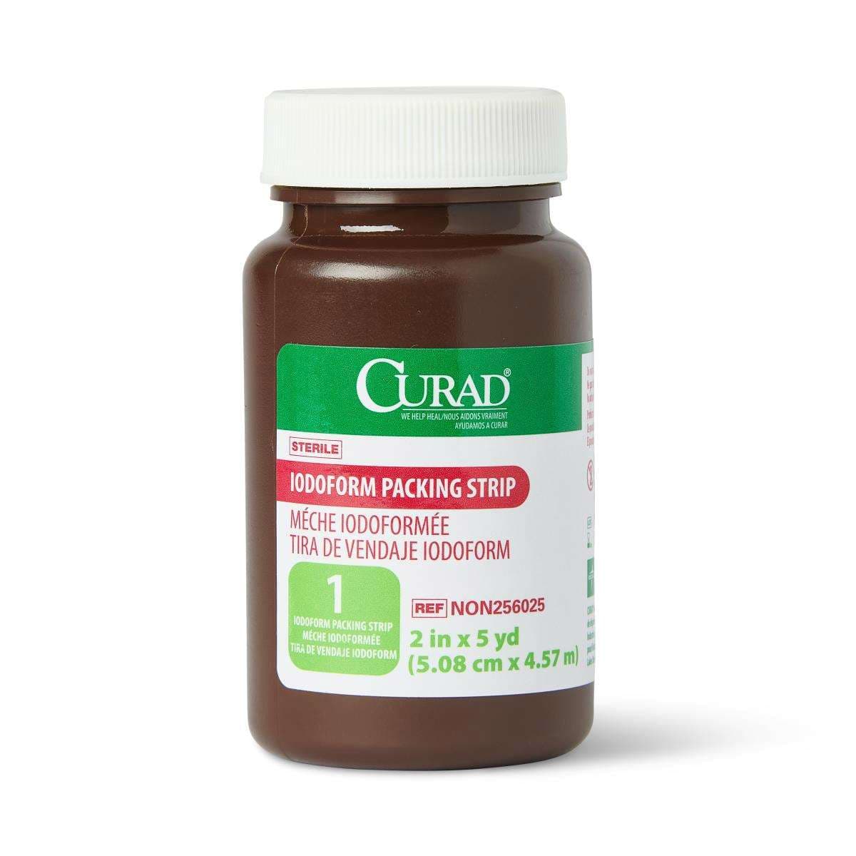 Curad Sterile Iodoform Packing Strip, 2 Inch x 5 Yard - Case of 12 - Image 1