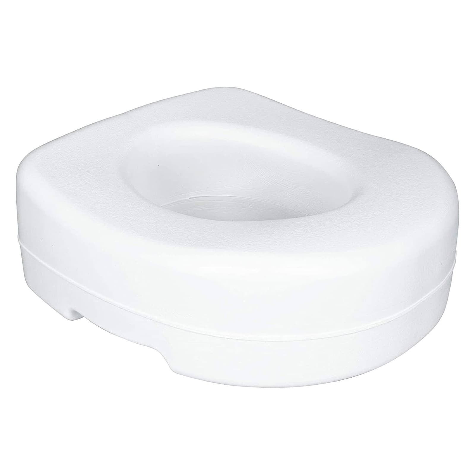 Carex Raised Toilet Seat with Rubber Pads - Image 2