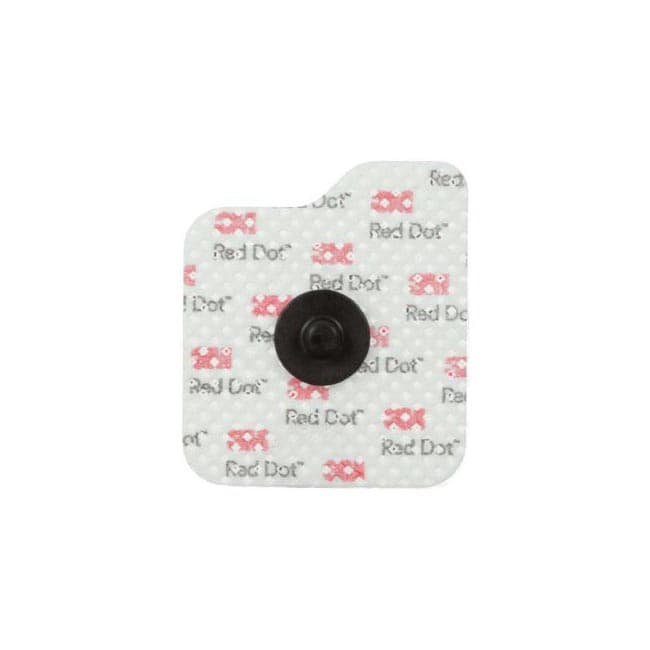 3M ECG Monitoring Electrode, Cloth Backing, 1-1/2 x 1-3/4 Inch - Bag of 1 - Image 1