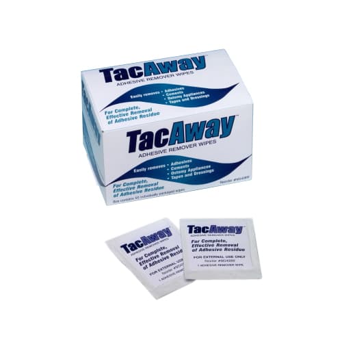 TacAway Adhesive Remover Wipe - Box of 50 - Image 1