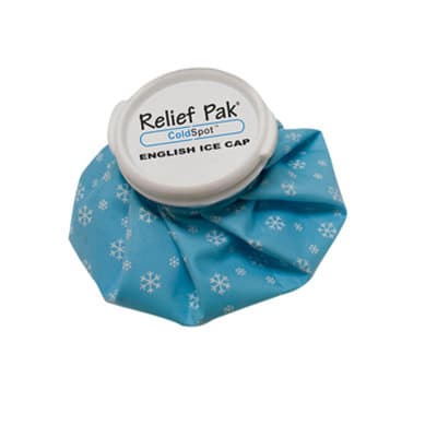 Relief Pak English ice cap reusable ice bag, 6 Inch Diameter - Case of 12 - Image 1