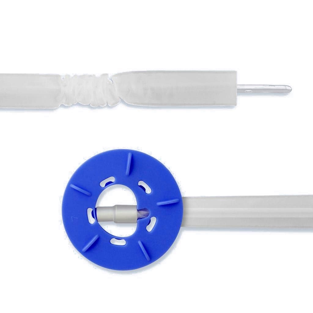 CompactCath Lite Urethral Catheter, Straight Tip, 14 Fr - Box of 30 - Image 1