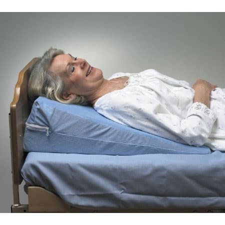 Skil-Care Cloth Cover Bed Wedge, 27 D x 24 W x 12 H Inch - Pair - Image 1